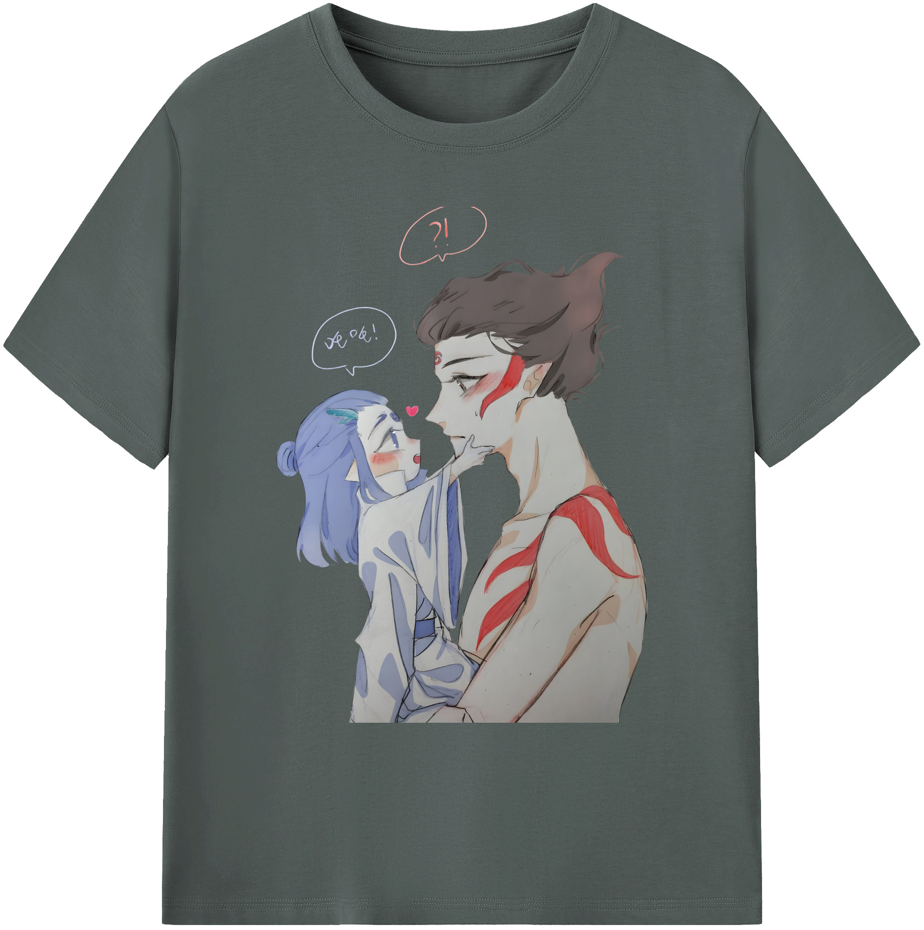 （画像用） Ne Zha 2 ナタ 魔童の大暴れ 綿100％ メンズ半袖Tシャツ｜肌触りやわらか＆通気性